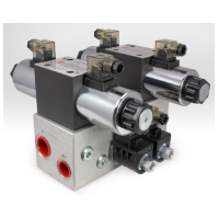 Core Pulling Block With Two Solenoid Valve